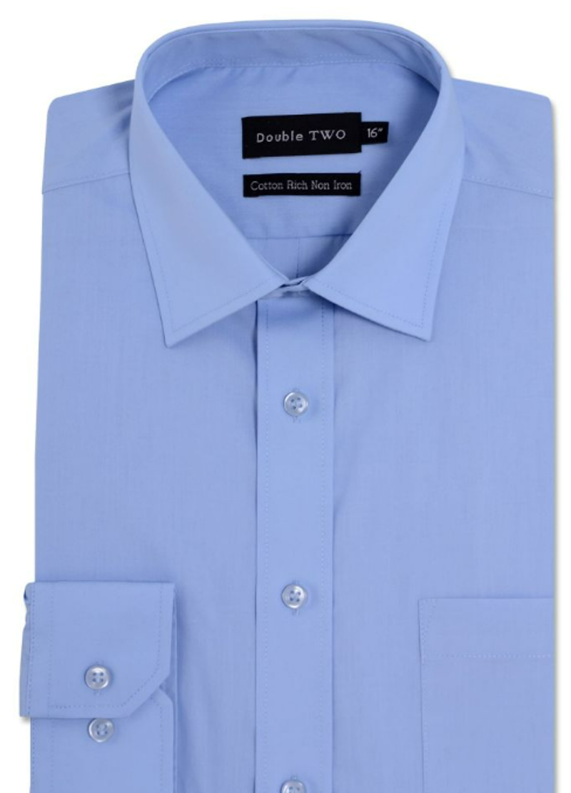 D2 King Size Long Sleeve Shirt Fresh Blue SLX4500AE -2